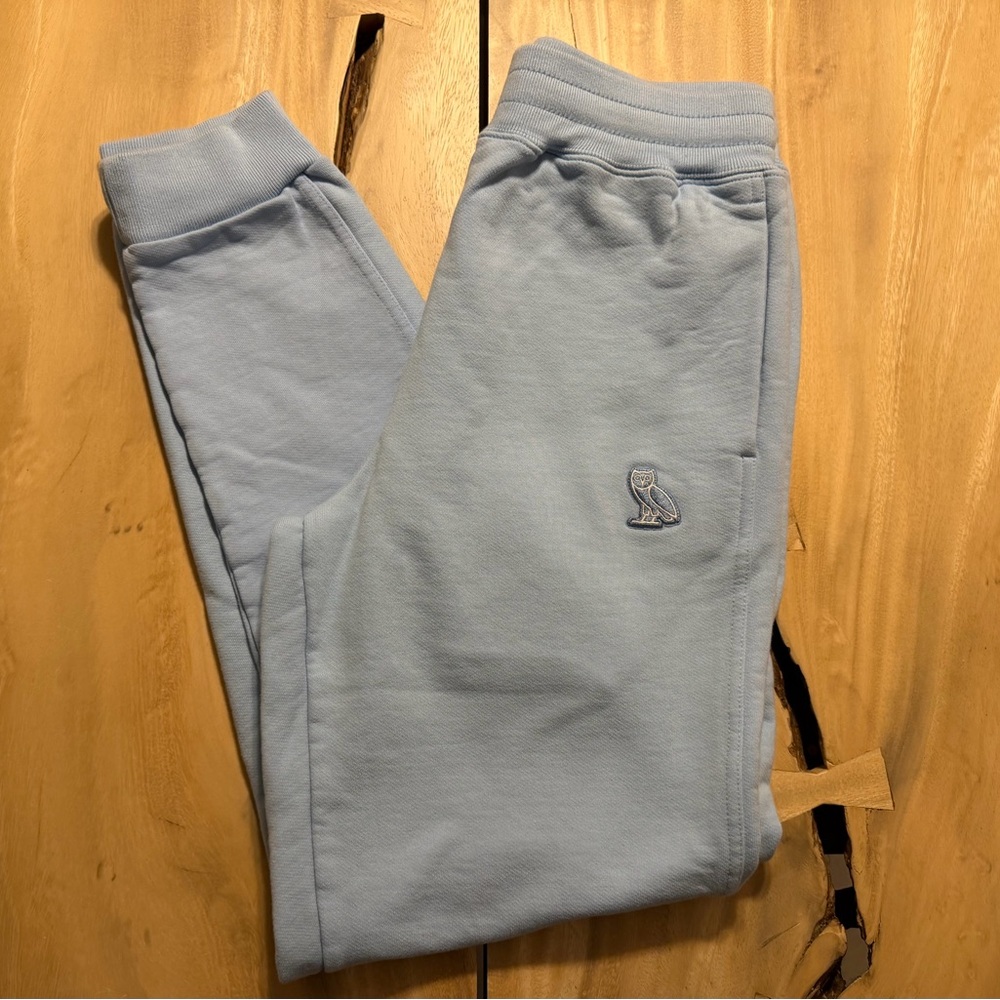 October’s Very Own (OVO) Classic Light Blue Sweatpants (XS)